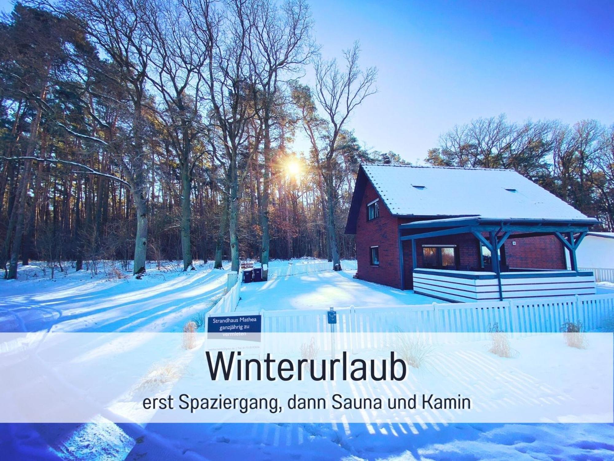 Strandhaus Mathea - Ruhige Lage Direkt Am Fleesensee - Parkplatz, Kamin, Sauna - Familienfreundlich Unter Gohren Exterior photo