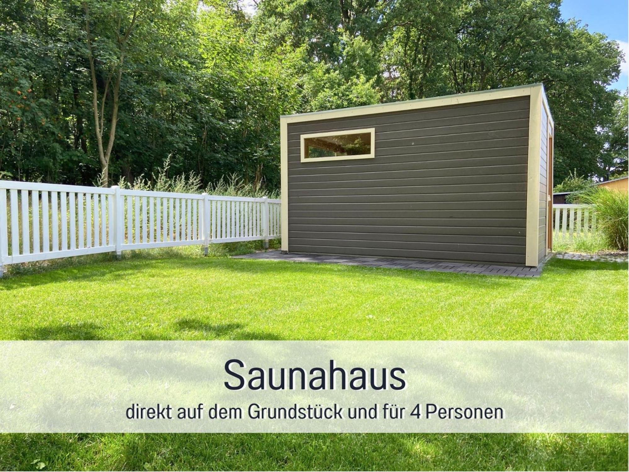 Strandhaus Mathea - Ruhige Lage Direkt Am Fleesensee - Parkplatz, Kamin, Sauna - Familienfreundlich Unter Gohren Exterior photo